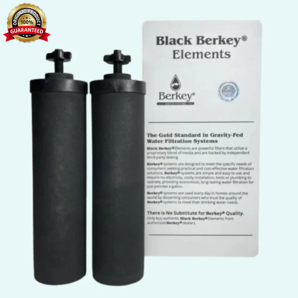 Berkey Authentic Black BB9-2 Water Replacement Filters (2-Pack) – Black Berkey Purification Elements