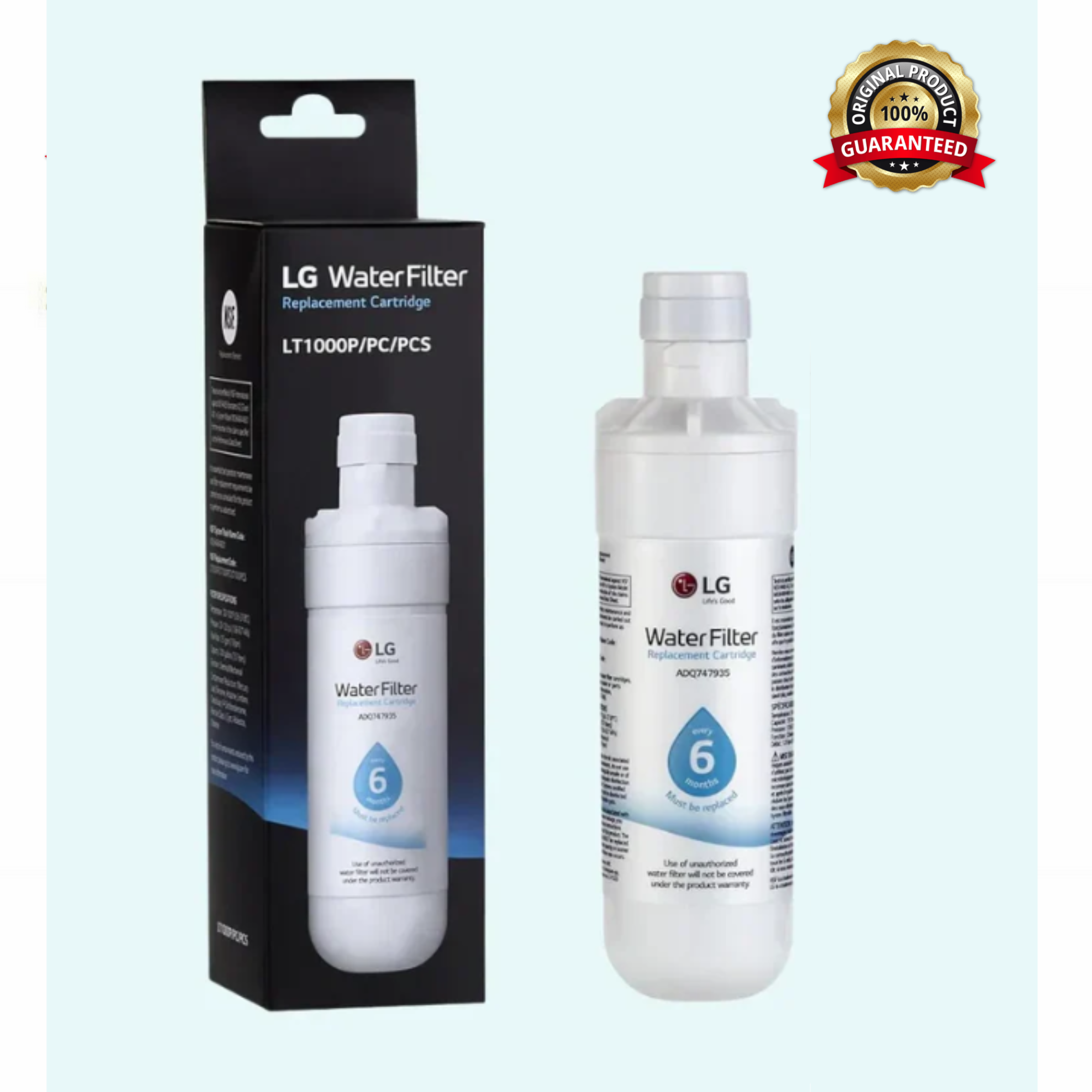 LG LT1000P Refrigerator Water Filter | Genuine LG Replacement Filter