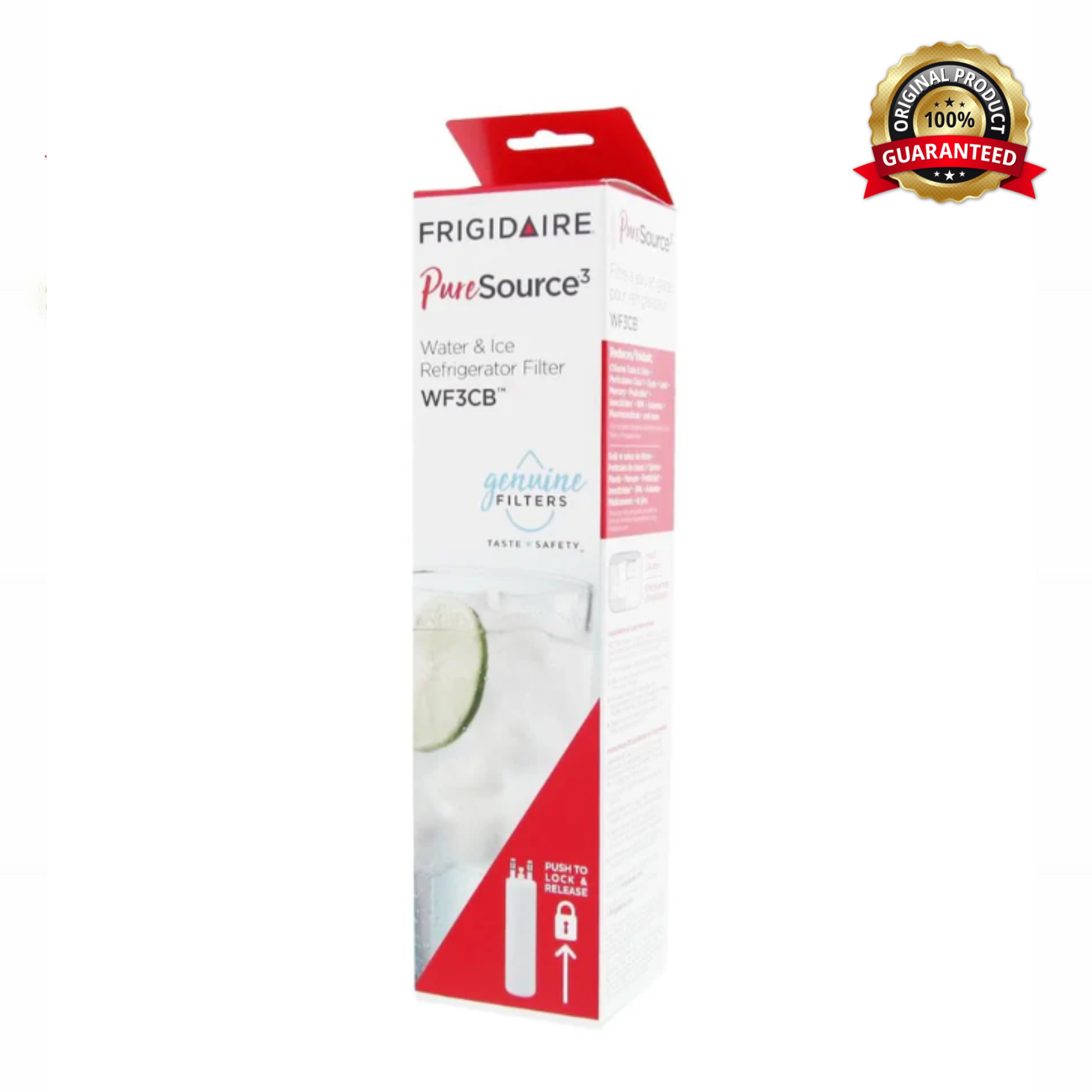 Frigidaire WF3CB PureSource 3 Refrigerator Water Filter – Genuine Replacement, NSF Certified