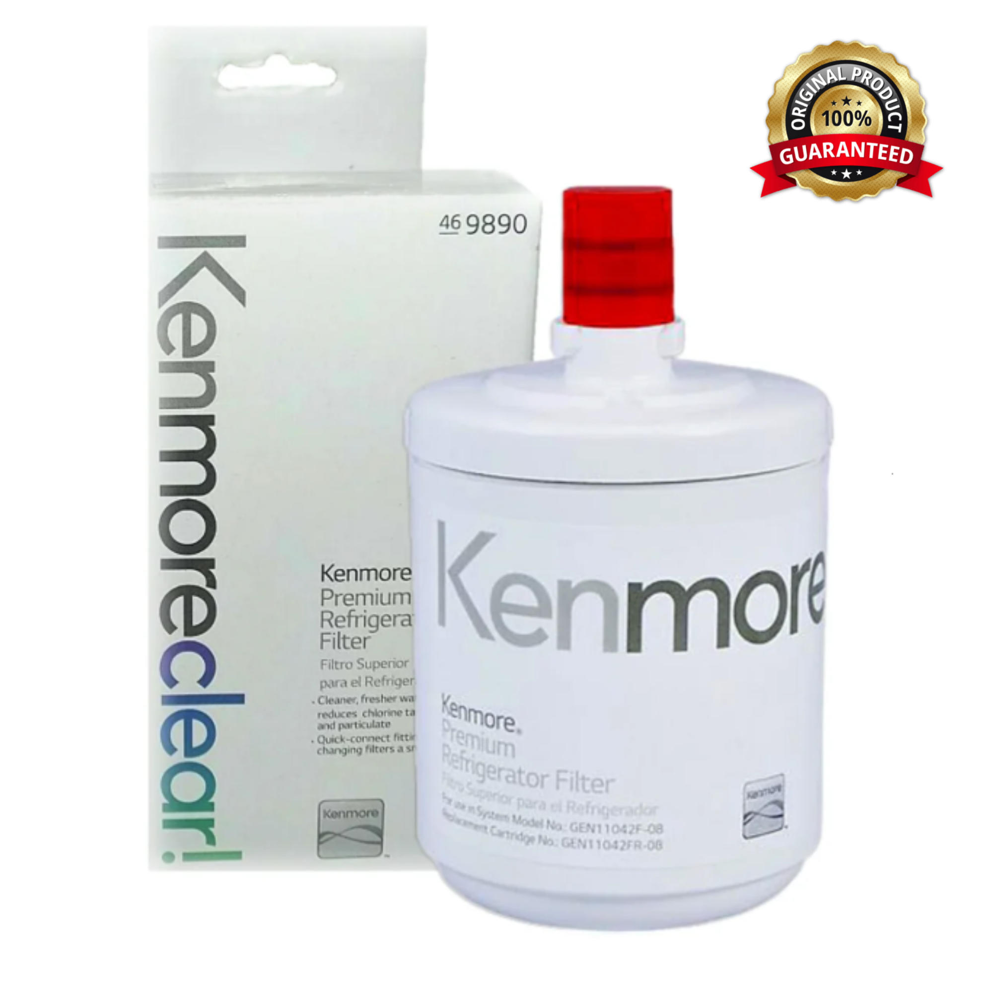 Kenmore 9890 Refrigerator Water Filter Replacement – NSF Certified, 46-9890 Compatible