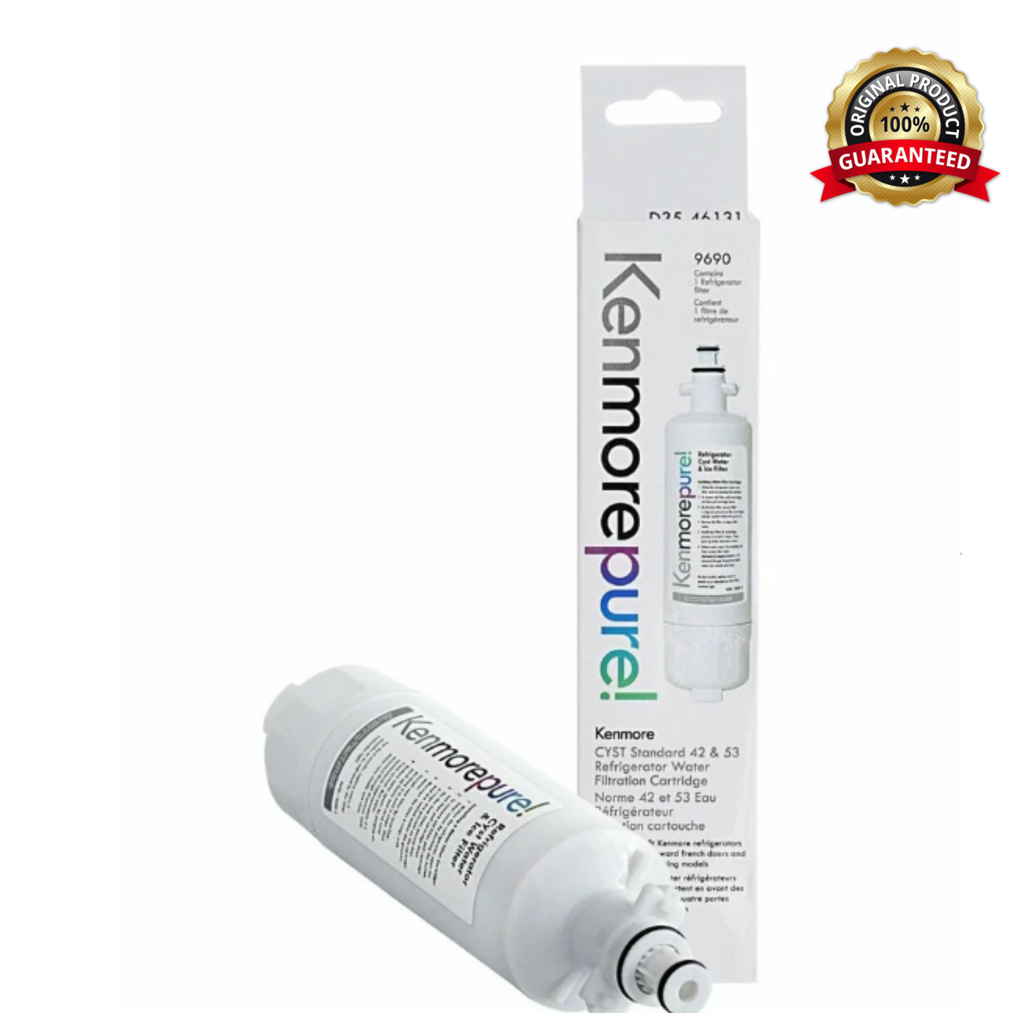 Kenmore 9690 Refrigerator Water Filter Replacement – Compatible with 46-9690
