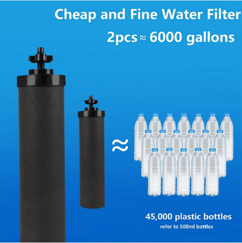Berkey Authentic Black BB9-2 Water Replacement Filters (2-Pack) – Black Berkey Purification Elements