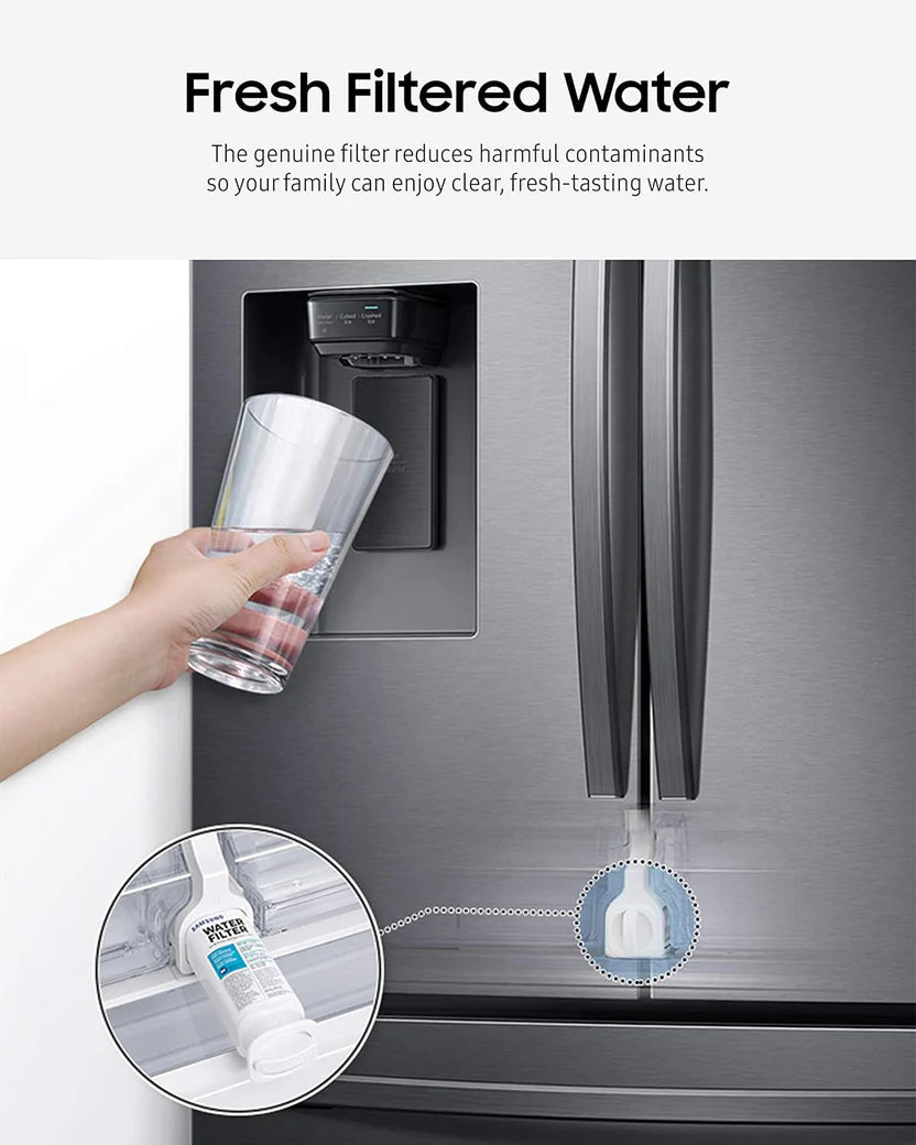 Samsung DA29-00020B Genuine Refrigerator Water Filter Replacement – 1 to 4 Pack