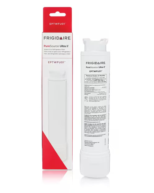 Frigidaire PureSource Ultra II Water Filter EPTWFU01 – Reduces Up to 99% Contaminants, NSF Certified Refrigerator & Ice Filtration