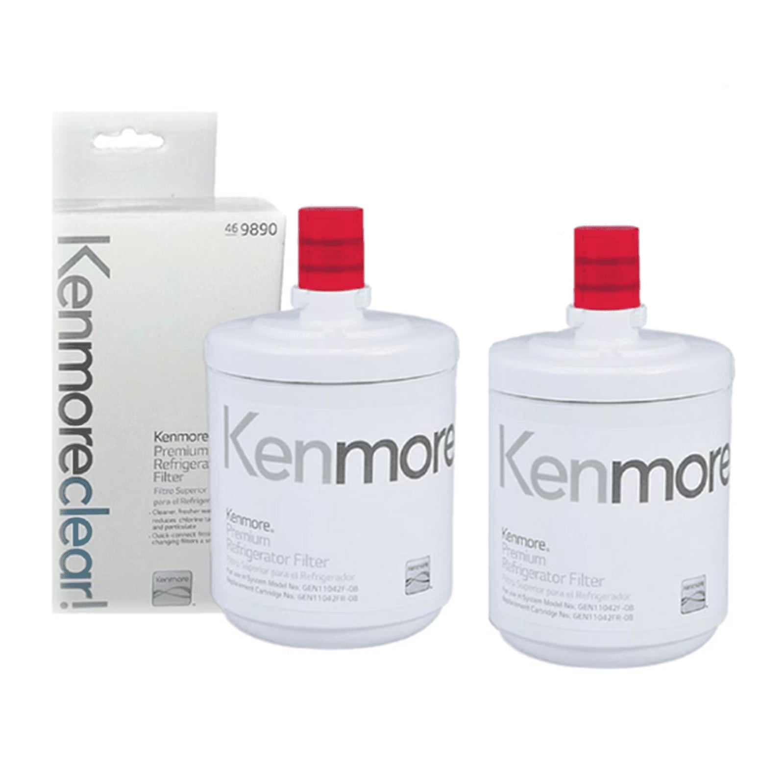 Kenmore 9890 Refrigerator Water Filter Replacement – NSF Certified, 46-9890 Compatible