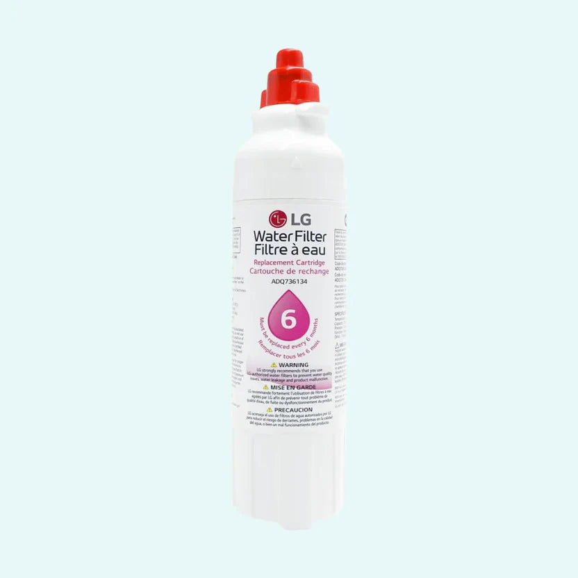 Genuine LG LT800P- 6 Month / 200 Gallon Capacity Replacement Refrigerator Water Filter (NSF42 and NSF53) ADQ73613401, ADQ73613408, or ADQ75795104 , White