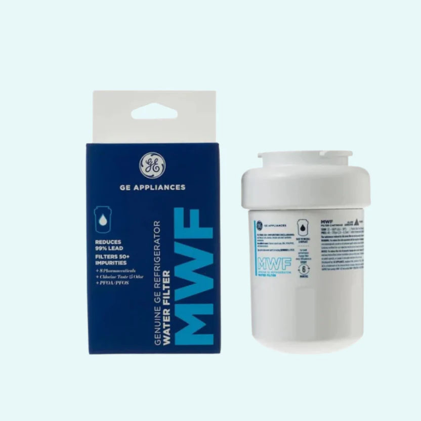 GE MWF Refrigerator Water Filter – NSF Certified Replacement for GE Side-by-Side & French Door Refrigerators