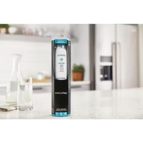 EveryDrop EDR3RXD1 Refrigerator Water Filter 3 – Replacement for Whirlpool, Maytag, KitchenAid 1 to 4 Packs