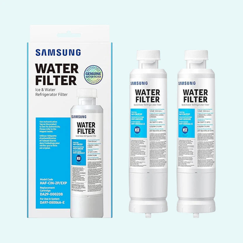 Samsung DA29-00020B Genuine Refrigerator Water Filter Replacement – 1 to 4 Pack